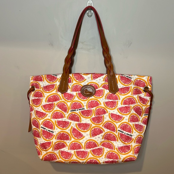 Dooney & Bourke Grapefruit Nylon Tote